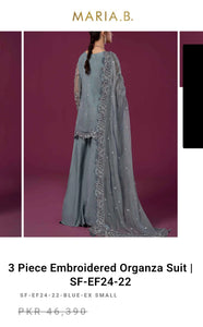Mariab Duppta Ready to wear chiffon scallop