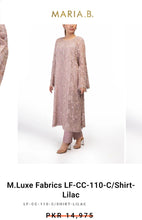 Load image into Gallery viewer, Mariab Fabric Luxe Embroidered Chiffon

