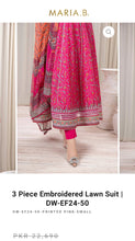 Load image into Gallery viewer, Mariab Fabric Plain Lawn
