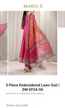 Load image into Gallery viewer, Mariab Fabric Plain Lawn

