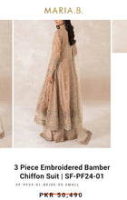 Load image into Gallery viewer, Mariab Duppta Ready to wear stick on Mukesh
