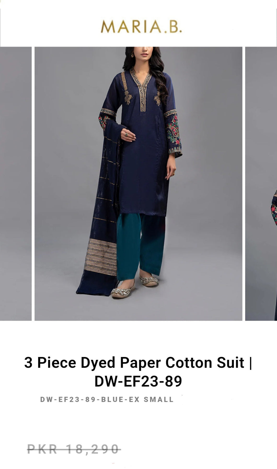 Mariab Duppta Ready to wear