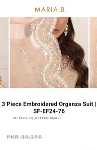 Mariab Duppta Ready to wear Foil work
