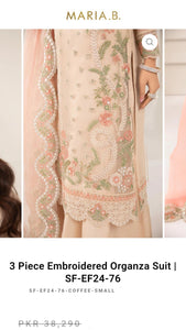 Mariab Duppta Ready to wear Foil work