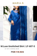 Load image into Gallery viewer, Mariab Fabric Luxe Full Appliaced
