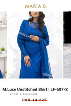 Load image into Gallery viewer, Mariab Fabric Luxe Full Appliaced
