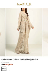 Mariab Duppta Luxe Chiffon