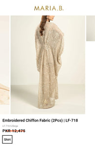 Mariab Duppta Luxe Chiffon