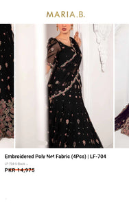 Mariab Front Luxe Embellished Net