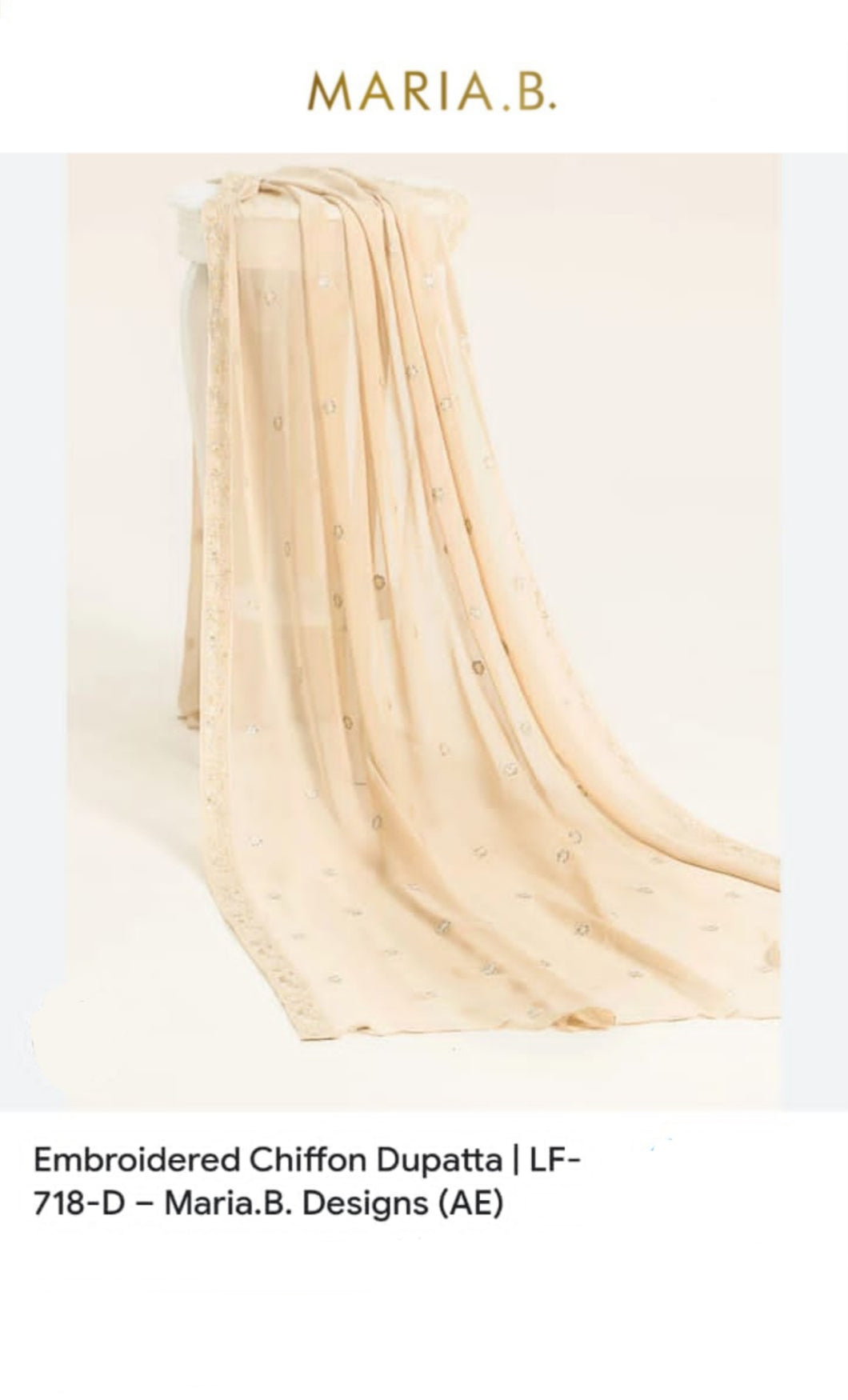 Mariab Duppta Luxe Chiffon