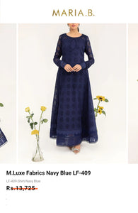 Mariab Fabric Luxe Schiffli Embroidered