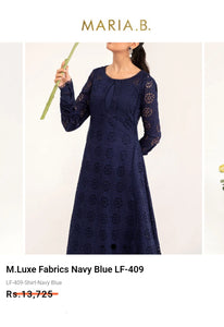 Mariab Fabric Luxe Schiffli Embroidered