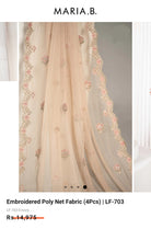 Load image into Gallery viewer, Mariab Front Luxe Embellished Net
