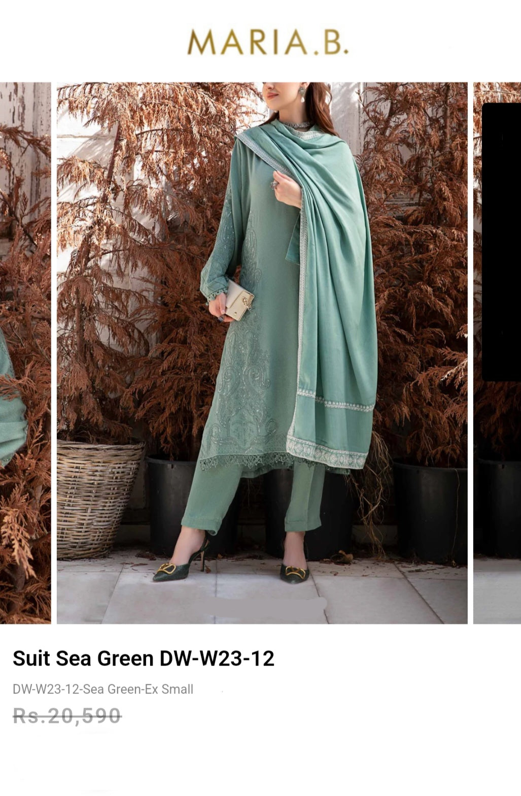 Mariab Shawl Ready to Wear Embroidered