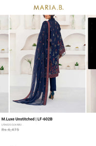 Mariab Fabric Luxe Lawn