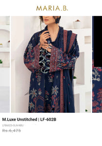 Mariab Fabric Luxe Lawn