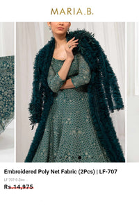 Mariab Fabric Luxe Embellished Net