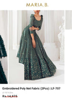 Load image into Gallery viewer, Mariab Fabric Luxe Embellished Net

