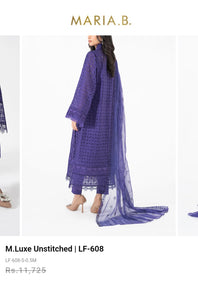 Mariab Fabric luxe Tarkashi Schiffli Embroidered Lawn