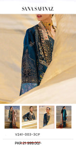 Sana Safinaz Fabric Plain Velvet