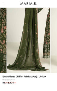 Mariab Duppta Luxe Chiffon Embroidered