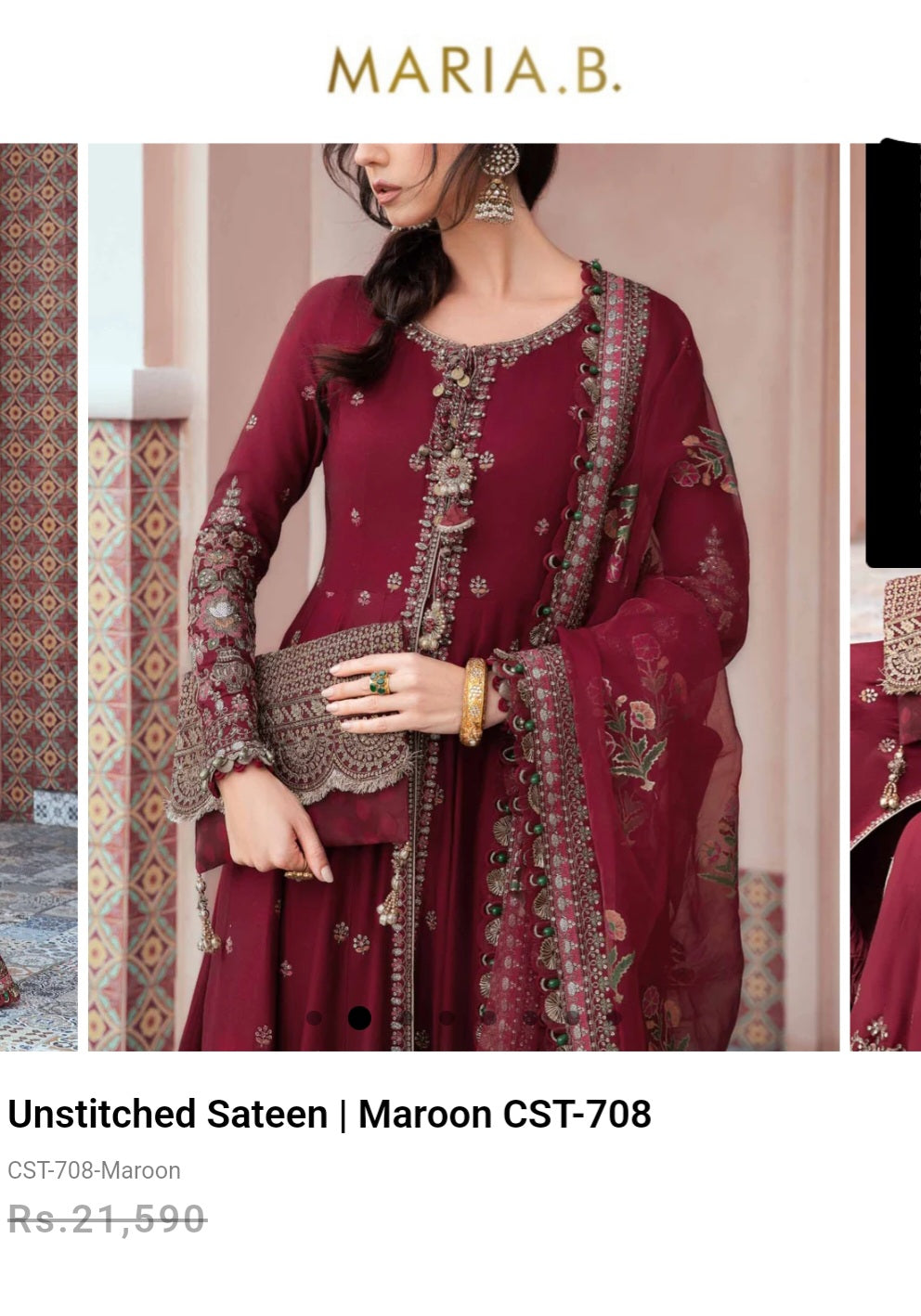 Mariab Fabric Satin