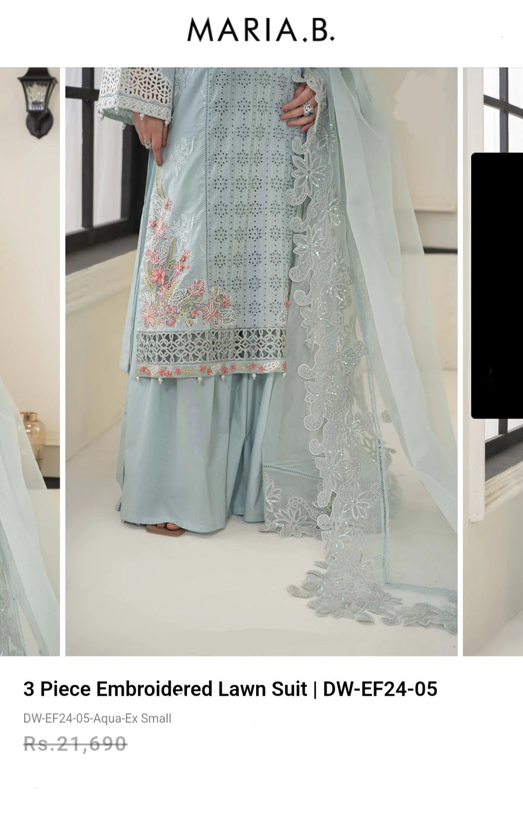 Mariab Duppta Ready to wear Cut work
