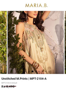 Mariab Duppta Printed Chiffon