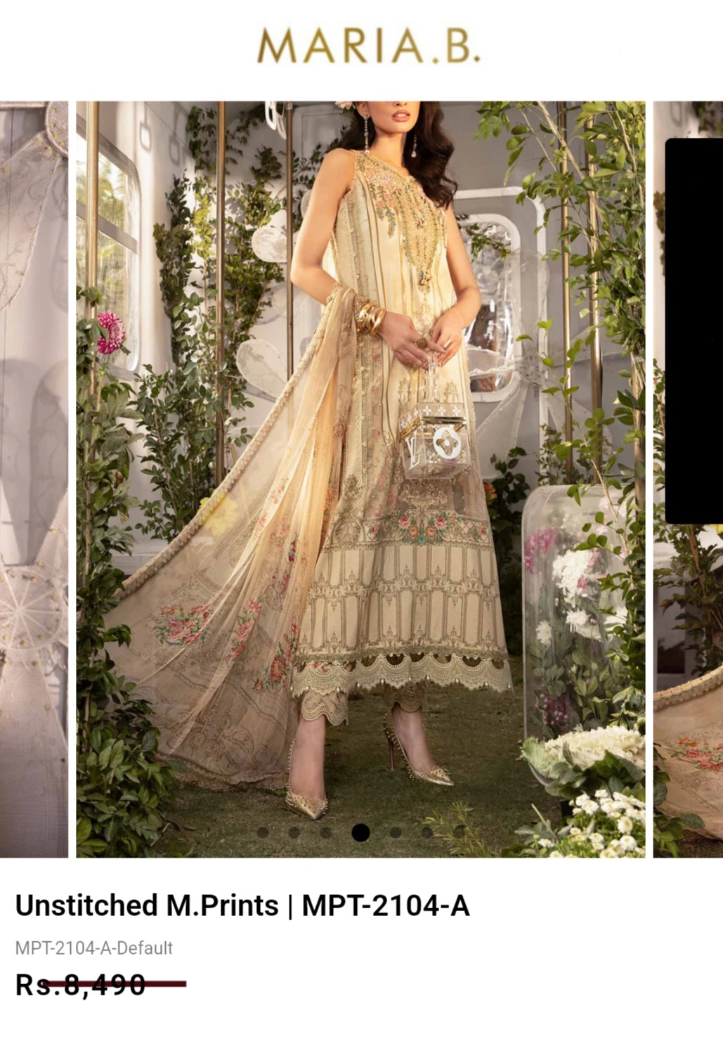 Mariab Duppta Printed Chiffon