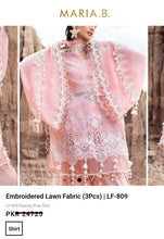 Load image into Gallery viewer, Mariab Duppta Luxe Chiffon Schiffli Embroidered
