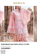 Load image into Gallery viewer, Mariab Duppta Luxe Chiffon Schiffli Embroidered
