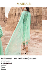 Mariab Shirt Luxe Qureshia style
