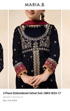 Load image into Gallery viewer, Mariab 2-Piece Velvet Ready to wear
