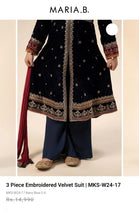 Load image into Gallery viewer, Mariab 2-Piece Velvet Ready to wear
