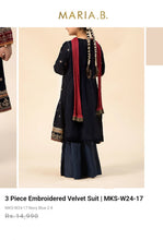 Load image into Gallery viewer, Mariab 2-Piece Velvet Ready to wear
