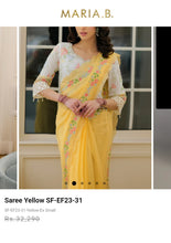 Load image into Gallery viewer, Mariab Saree Ready to Wear Embroidered Chiffon

