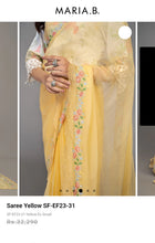 Load image into Gallery viewer, Mariab Saree Ready to Wear Embroidered Chiffon
