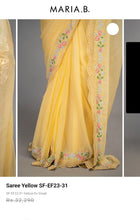 Load image into Gallery viewer, Mariab Saree Ready to Wear Embroidered Chiffon
