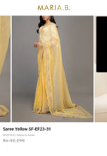 Load image into Gallery viewer, Mariab Saree Ready to Wear Embroidered Chiffon

