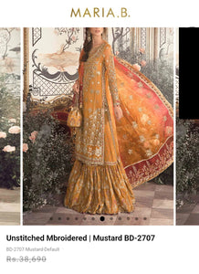 Mariab Duppta Embroidered Organza
