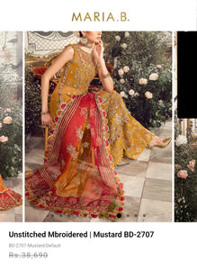 Mariab Duppta Embroidered Organza