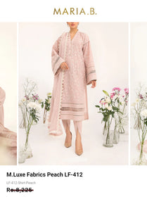Mariab Fabric Luxe Embroidered Lawn