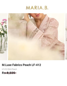 Mariab Fabric Luxe Embroidered Lawn