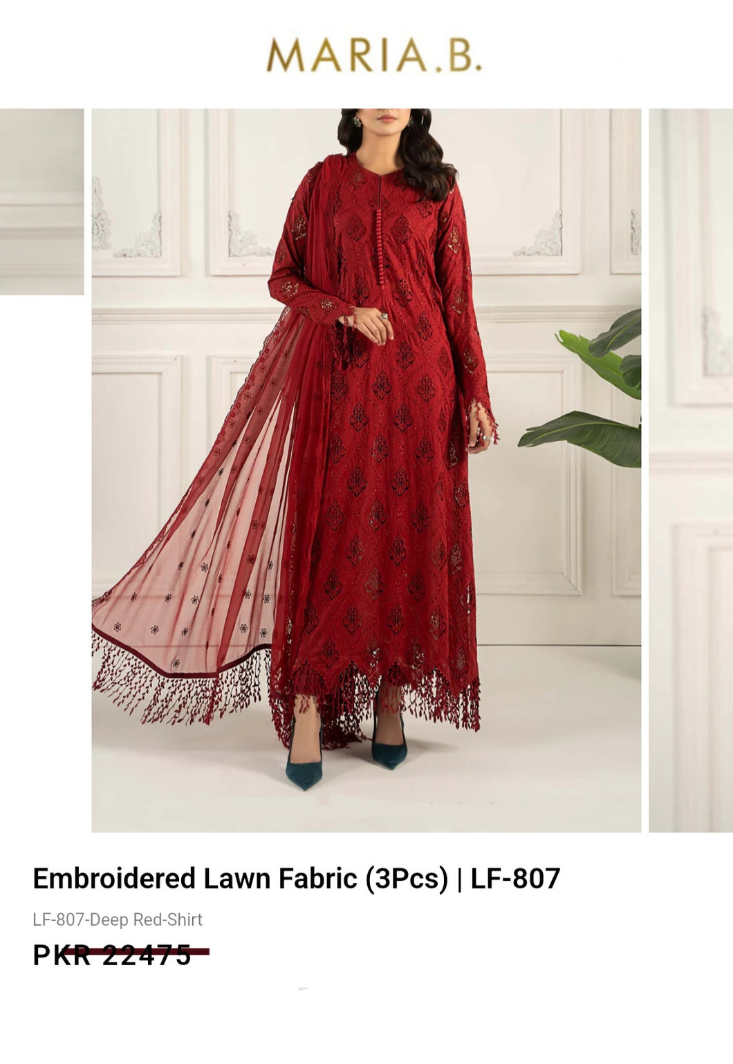 Mariab Shirt Luxe Laser Cut
