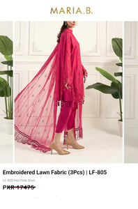Mariab Shirt Luxe Schiffli Embroidery