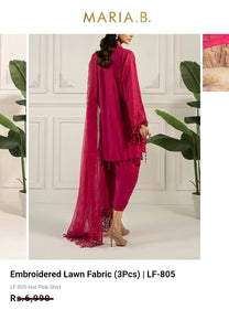 Mariab Shirt Luxe Schiffli Embroidery