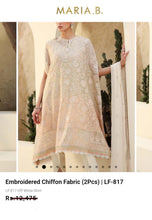 Load image into Gallery viewer, Mariab Duppta Luxe Chiffon Embroidered

