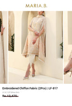 Load image into Gallery viewer, Mariab Duppta Luxe Chiffon Embroidered
