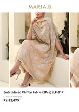 Load image into Gallery viewer, Mariab Duppta Luxe Chiffon Embroidered
