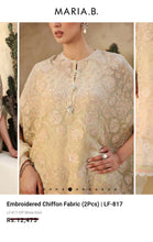 Load image into Gallery viewer, Mariab Duppta Luxe Chiffon Embroidered
